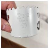 Lot Of Five Milwaukee Hole Dozers 4", 2 9/16", 2 1/4", 2" Great Condition