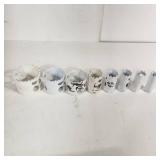 Lot Of Eight Milwaukee Hole Dozers Multiple Sizes 3/4"-2 1/2" Great Condition