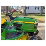 2022 John Deere X738 4x4 Tractor with 60" Mower Deck & Lawns Striping System - Only 12 Hours of Use