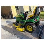 2022 John Deere X738 4x4 Tractor with 60" Mower Deck & Lawns Striping System - Only 12 Hours of Use