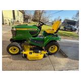 2022 John Deere X738 4x4 Tractor with 60" Mower Deck & Lawns Striping System - Only 12 Hours of Use