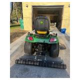 2022 John Deere X738 4x4 Tractor with 60" Mower Deck & Lawns Striping System - Only 12 Hours of Use