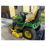 2022 John Deere X738 4x4 Tractor with 60" Mower Deck & Lawns Striping System - Only 12 Hours of Use