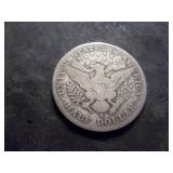 1912 S Barber Half Dollar