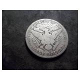 1915 D Barber Half Dollar