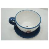 Large Coffee Mug Planter Lighthouse Theme