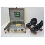 Vintage Roller Skates and Case
