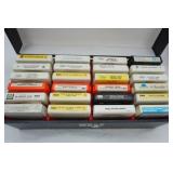Vintage 8 tracks and case
