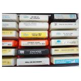 Vintage 8 tracks and case