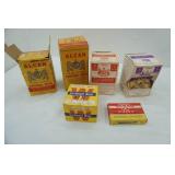 Vintage Shotshell Wads, cardboard wads, empty shell box