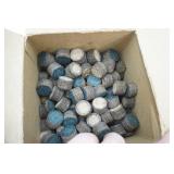 Vintage Shotshell Wads, cardboard wads, empty shell box