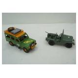 Vintage toy jeeps