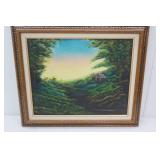 Oil on Canvas 25"x 21.25"