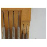 Flint Wall Mount Knife Holder and Knives