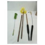 Soft bristle cleaning brushes & extensions