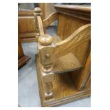 Double Sided Cabinet with side shelf/rack