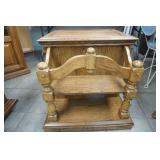 Double Sided Cabinet with side shelf/rack