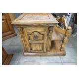 Double Sided Cabinet with side shelf/rack