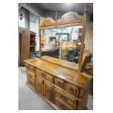 Chest of drawers with mirror