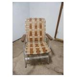 Lot of 4 aluminum lawn chairs