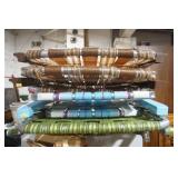 Lot of 4 aluminum lawn chairs