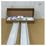 Floating Shelves for Wall Décor Set of 2, 24 Inch White