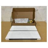 Axeman White Floating Shelves for Wall, 24 Inch Wooden Floating Shelves Set of 2, 24W x 8D