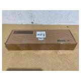 Axeman Floating Shelves for Wall, 24 Inch Wood Floating Shelves Set of 2, 24W x 8D - Dark Walnut