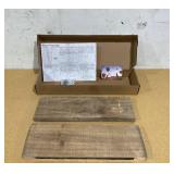 2PCS Flyjoe Floating Shelves for Wall, Fir Wood Wall Shelves