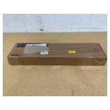 2PCS Fuqing Dark Blue Floating Shelves, Solid Wooden Wall Shelves Set