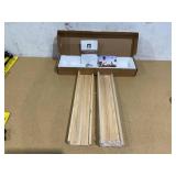 2PCS Flyjoe Picture Ledge Wall Shelves Width, Solid Pine Wood Rustic Floating Ledge Shelves for Wall