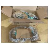 15PCS GreenLife Soft Grip Healthy Ceramic Nonstick, Cookware Pots and Pans Set