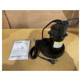 Acquaer 1/3 HP Sump Pump, 3040 GPH Submersible Clean/Dirty Water Pump
