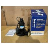 Acquaer 1/3 HP Sump Pump, 3040 GPH Submersible Clean/Dirty Water Pump