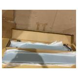 2PCS Fuqing  Floating Shelves for Wall Rustic Grey Wood