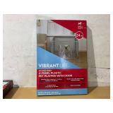 Vibrant Life 4-Panel Pet Playpen, 24H Dog Fence with Door for Indoor and Outdoor Use