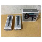LOT OF 3 Conair Infiniti Pro Hair Tools