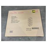 Coaster Furniture Bookcase Rustic Brown and Dark Grey 805662