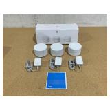 3PCS Google Nest Wifi GJ2CQ AC1200 Dual-Band Mesh Wi-Fi System