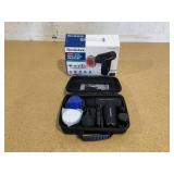 Brookstone Cordless Hot and Cold Percussion Deep Tissue Massager Gun, 6 Intensity Levels