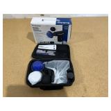 Brookstone Cordless Hot and Cold Percussion Deep Tissue Massager Gun, 6 Intensity Levels