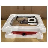 Aroma® 18Qt. Electric Roaster Oven with High Dome Lid, 8X Bonded Granite Enamel, New-Red (ART-718RH)