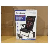 Brookstone Shiatsu and Dual Heating Folding Massage Chair, High Quality Material, Gift for Adults