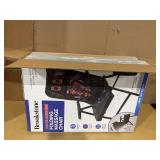 Brookstone Shiatsu and Dual Heating Folding Massage Chair, High Quality Material, Gift for Adults