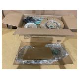 15PCS GreenLife Soft Grip Healthy Ceramic Nonstick, Cookware Pots and Pans Set