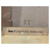 Axeman Floating Shelves for Wall, Rustic Grey Wood Floating Shelve