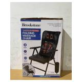 Brookstone Shiatsu and Dual Heating Folding Massage Chair, High Quality Material