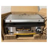 HALO Elite Griddle Propane Gas, Cooking Surface with Wind Proof Design and Dual Burner