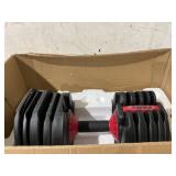 FitRx SmartBell, Quick-Select Adjustable Dumbbell for Home Gym, 5-52.5 lbs