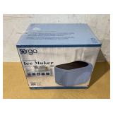 Orgo Countertop Ice Maker w/ Basket & Scoop, Fast Ice Making, Bullet Ice Type